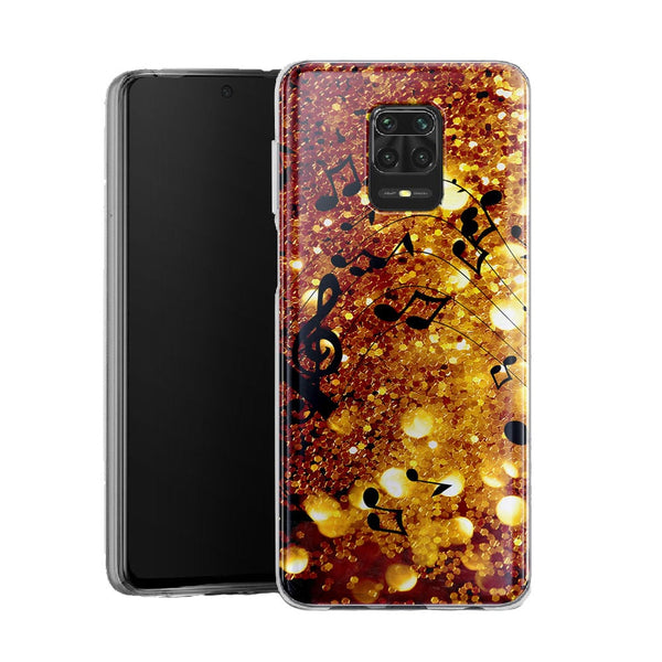 Coque pour Xiaomi Note 9 Golden Music | Housse Silicone, Etui Antichoc / Motif pour les Musiciens - XIAOMI REDMI NOTE 9 PRO